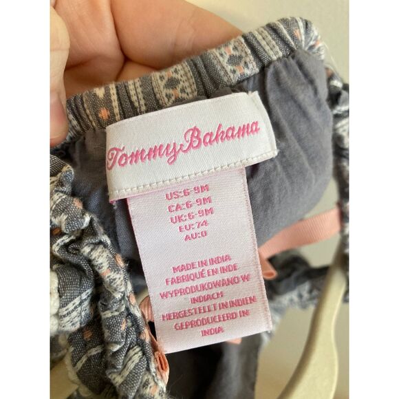 Tommy Bahama Embroidered Bubble Romper 6-9 months - Picture 5 of 5